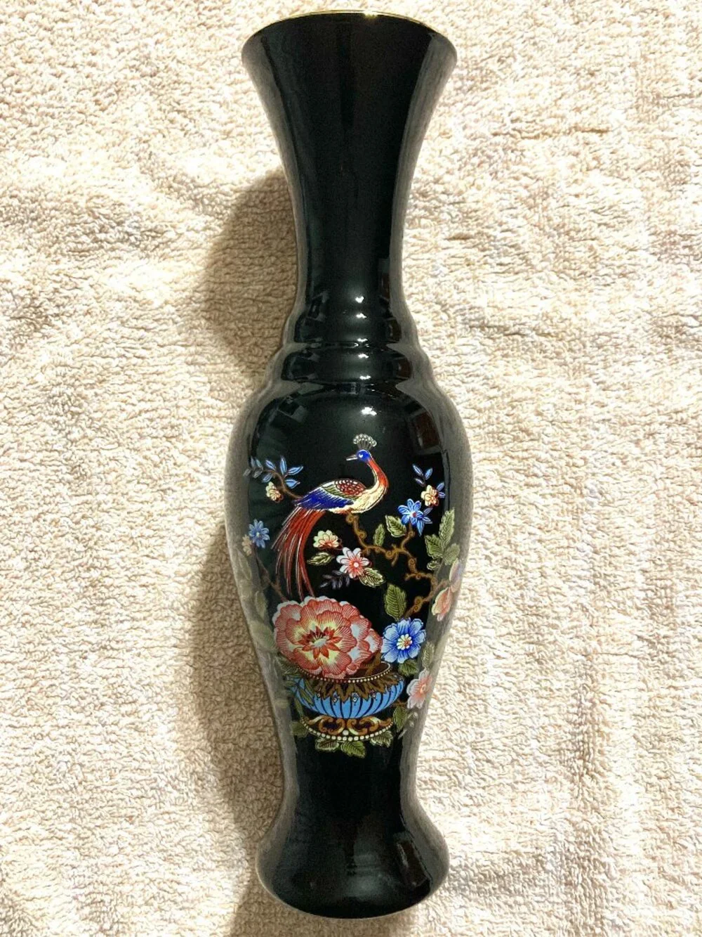 1960s SIGNED Norleans Florentine Opaline HAND-Made Italian Art Glass Vase 10”